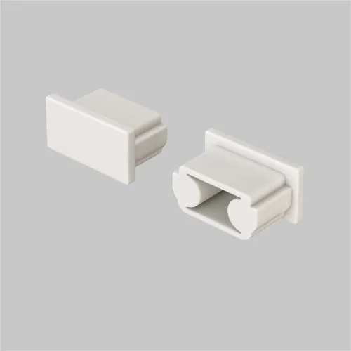 Комплект заглушек (для профиля 15×06) 10 шт., ALM001EC (Белый) - фото 4