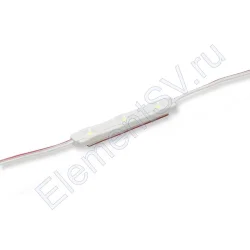 Светодиодный модуль линейный 2835-3 MOD19 (0,6W, 12V, White)