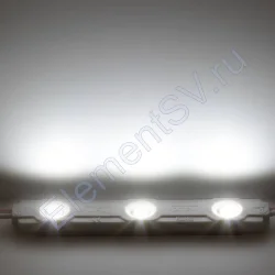 Светодиодный модуль линейный 2835-3 MOD19 (0,6W, 12V, White)