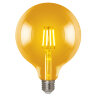 LED-G125-8W-GOLDEN-E27 GLV21GO Лампа светодиодная Vintage, Форма шар, золотистая колба - фото 1