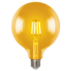 LED-G125-8W-GOLDEN-E27 GLV21GO Лампа светодиодная Vintage, Форма шар, золотистая колба