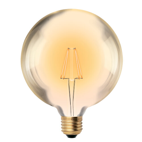 LED-G125-8W-GOLDEN-E27 GLV21GO Лампа светодиодная Vintage, Форма шар, золотистая колба - фото 2