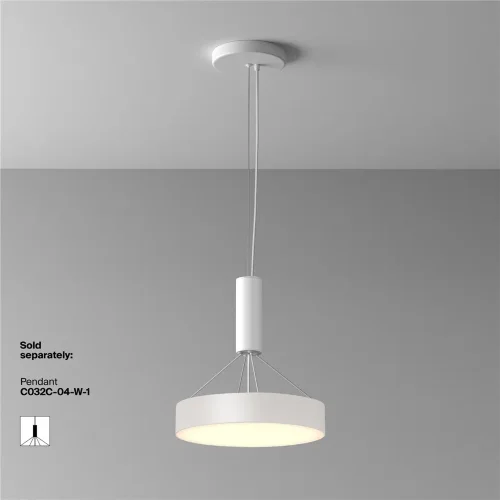 Потолочный светильник Зон / Zon 36 Вт 3000 К 120° (Белый) C032CL-36W3K-RD-W - фото 10