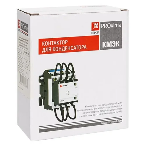 Контактор для конденсатора КМЭК 12.5квар 230В 1NО+1NC PROxima EKF ctrk-s-25-12.5-230 - фото 2