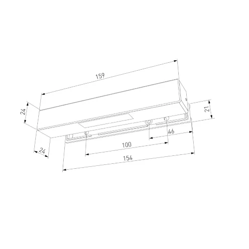 Светодиодная накладная подсветка для лестниц 40163/LED 3000К черный IP65 40163/LED - фото 5