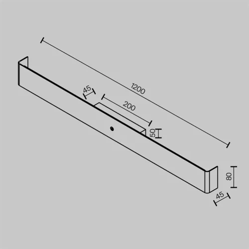 Настенный светильник (бра) Bracket 2700-4000К 20Вт (Черный) - фото 5