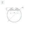 Профиль SL-ROUND-D60-2000 ANOD (Arlight, Алюминий) 019286 - фото 3