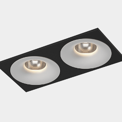 'Рамка двойная для серии COMBO 4, квадратная, черная, COMBO-4S2-BL 004191