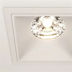 Встраиваемый светильник Альфа / Alfa LED 15 Вт 3000 К 36° с функцией диммирования (Белый) DL043-01-15W3K-D-SQ-W