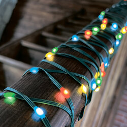 ULD-S1000-100-DGA MULTI IP20 DEW BAND Гирлянда светодиодная Полоса, 10м, 100 светодиодов, Разноцветный свет, Провод зеленый