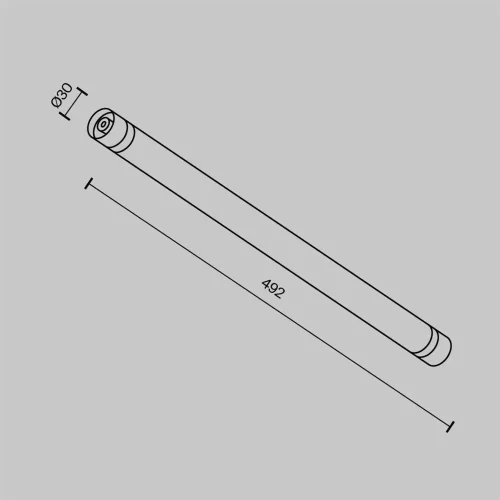 Соединитель для модульной системы Shelf 492мм (Черный) - фото 6