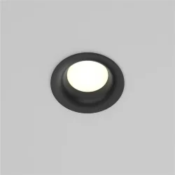 Встраиваемый светильник Изящность / Slim 1*GX53 12 Вт IP 44 (Черный) DL027-GX53-B