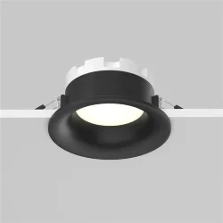 Встраиваемый светильник Изящность / Slim 1*GX53 12 Вт IP 44 (Черный) DL027-GX53-B
