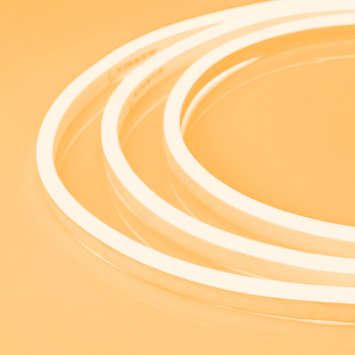 Образец Гибкий неон ARL-NEON-1608PH-SIDE 24V Amber (Arlight, 8 Вт/м, IP65) - фото 1