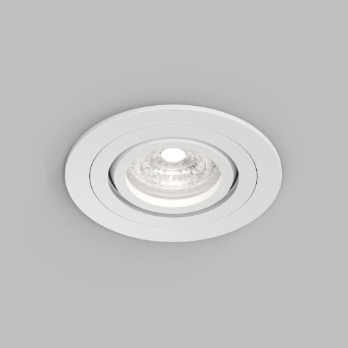 DK2110-WH Встраиваемый влагозащищённый светильник HYDRO, IP44, до 15 Вт LED, GU10, алюминий, белый. Фото 2