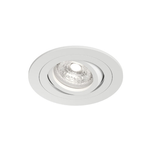 DK2110-WH Встраиваемый влагозащищённый светильник HYDRO, IP44, до 15 Вт LED, GU10, алюминий, белый. Фото 6