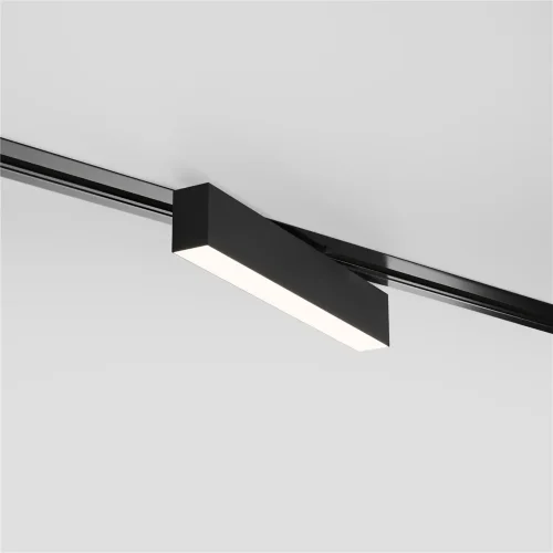 Трековый светодиодный светильник для однофазного шинопровода X-Line 10W 4200K черный матовый X-Line черный матовый 10W 4200K (LTB53) однофазный - фото