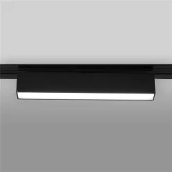 Трековый светодиодный светильник для однофазного шинопровода X-Line 10W 4200K черный матовый X-Line черный матовый 10W 4200K (LTB53) однофазный (052442)