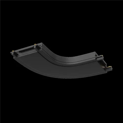 Конектор питания полукруглый Radity черный (Черный) - фото 2