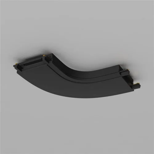 Конектор питания полукруглый Radity черный (Черный) - фото 3