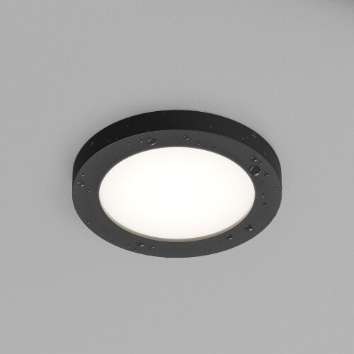 DK3012-BK Встраиваемый светильник влагозащ., IP 44, 50 Вт, GU10, черный, алюминий. Фото 3