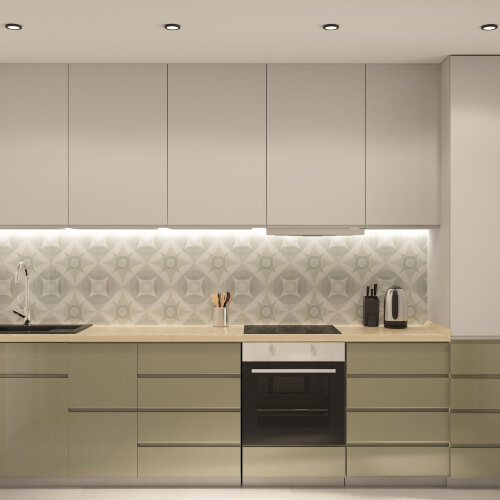 DK3012-BK Встраиваемый светильник влагозащ., IP 44, 50 Вт, GU10, черный, алюминий. Фото 6