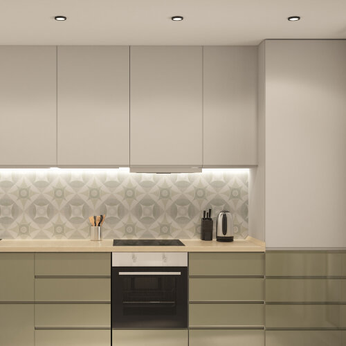 DK3012-BK Встраиваемый светильник влагозащ., IP 44, 50 Вт, GU10, черный, алюминий. Фото 7