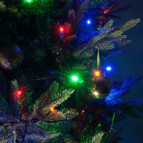 Праздничная гирлянда нить мульти 10м IP20 - Фото 3