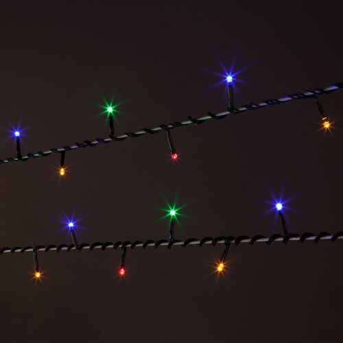 Праздничная гирлянда нить мульти 10м IP20 - Фото 5