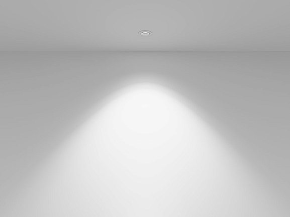 'Светильник светодиодный потолочный встраиваемый наклонный, серия DL-KZ, Белый, 7Вт, IP20, Нейтральный белый (4000К), KZ-2-DLW-7-NW. Фото 3