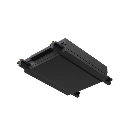 Коннектор питания прямой Radity черный (Черный) - фото