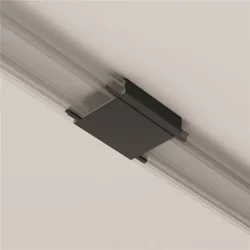 Коннектор питания прямой Radity черный (Черный)