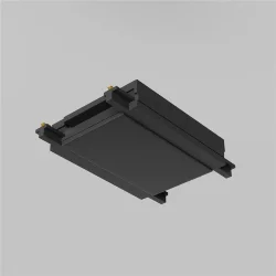 Коннектор питания прямой Radity черный (Черный)