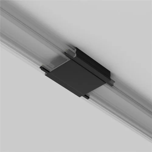 Коннектор питания прямой Radity черный (Черный) - фото 7