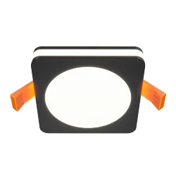 Встраиваемый светильник Phanton 4000K 1x7Вт 120° (Черный)