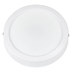 ULM-Q240 12W-6500K WHITE Светильник светодиодный накладной, Дневной свет 6500K, Корпус белый