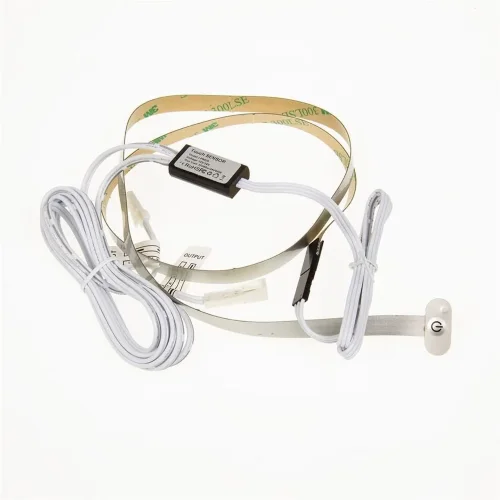 Переключатель мембранный JM-LP-9029WT P734 (DC12V, 60W, плавное вкл/выкл, серый шлейф 650мм) - фото I