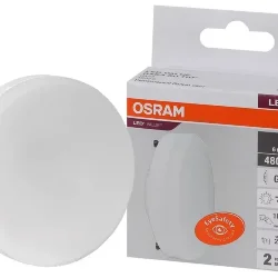 Лампа светодиодная таблетка GX53 LV 6SW/4000K (=50W) 230V | LED Value 2Y GX | - OSRAM