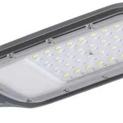 Светильник светодиодный ДКУ 1012-50Ш 5000К IP65 уличный консольный сер. IEK LDKU1-1012-050-5000-K03