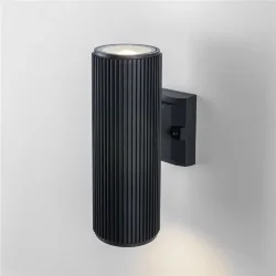 Уличный настенный светильник Strict IP54 1403 Techno черный (033490)