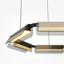 Подвесной светильник Плоскость / Flat 3000К 40Вт (Черный) MOD296PL-L40BS3K