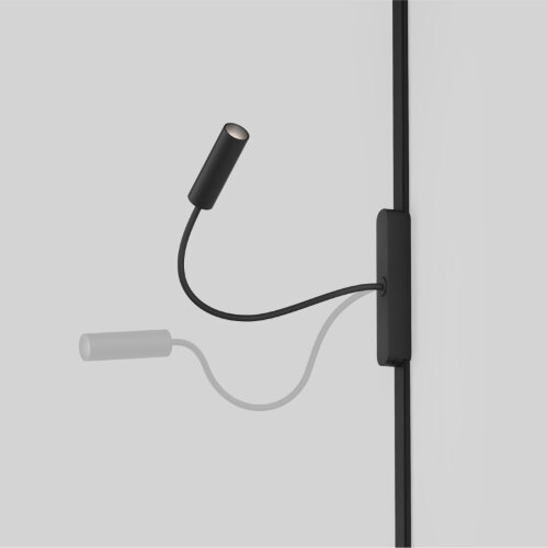 DK5343-BK Светильник для трека Air, серия Spot 4000 со светодиодом, ?26*495мм, 48V DC, 2W, RA?90, 24°, 4000K, IP20, черный, алюминий. Фото 2