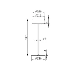 Аккумуляторный светильник AI Collaboration 2200-4000К 3Вт (Черный)