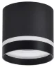 Светильник 4016 накладной потолочный под лампу GX53 черн. IEK LT-UPB0-4016-GX53-1-K02 - фото