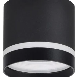 Светильник 4016 накладной потолочный под лампу GX53 черн. IEK LT-UPB0-4016-GX53-1-K02