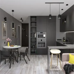 Светильник 4016 накладной потолочный под лампу GX53 черн. IEK LT-UPB0-4016-GX53-1-K02