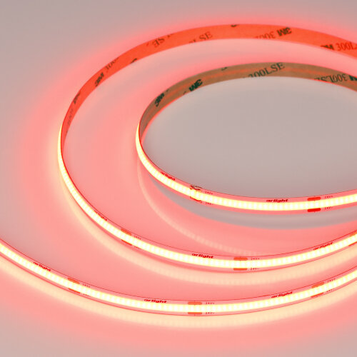 Светодиодная лента COB-X480-8mm 24V Red (8 W/m, IP20, 5m) (Arlight) 047739 - фото