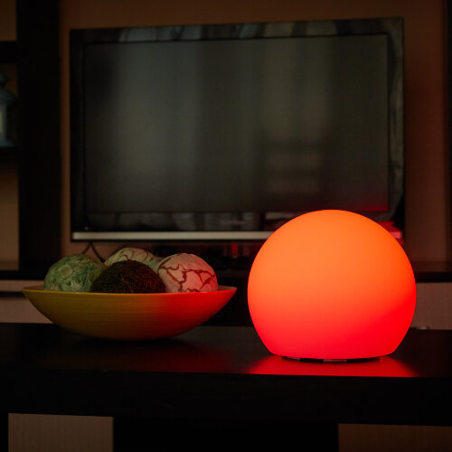 ULG-R001 020-RGB IP65 BALL Светильник декоративный светодиодный Шар, Аккумуляторный в-к, Диаметр 20см, RGB свет, TM Uniel - фото 3