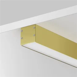 Алюминиевый профиль накладной-подвесной 35x35 (Латунь, 2 м), ALM-3535BT-BR-2M 633005 (Латунь)