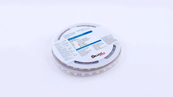 Светодиодная лента IP65 12Вольт холодное белое свечение, DSG560-12-W-65. Фото 2